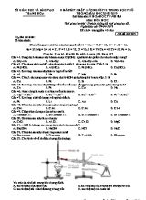 Đề khảo sát chất lượng môn Hóa học Lớp 12 - Mã đề 002 - Năm học 2018-2019 - Sở giáo dục và đào tạo Thanh Hóa